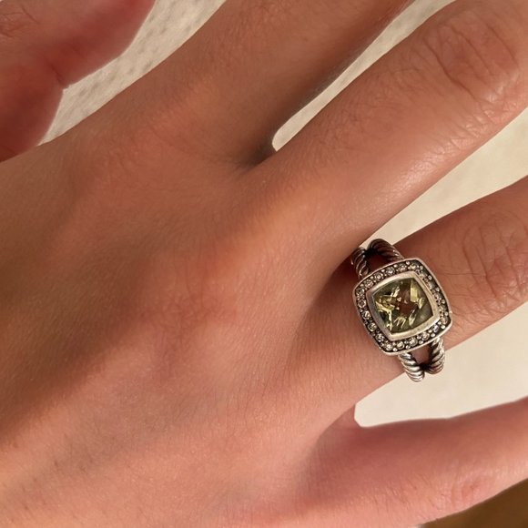 David Yurman lemon citrine ring - Picture 3 of 3